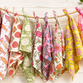 Indian Vintage Kantha Cotton Napkin Lot of 5 Pcs