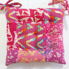 Chair Pad - Kantha handmade Soft chair seat pad garden kitchen Pads 1 Piece (13 Colour Option Available)