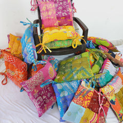 Chair Pad - Kantha handmade Soft chair seat pad garden kitchen Pads 1 Piece (13 Colour Option Available)