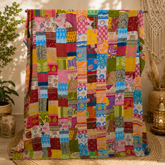 Assorted Vintage Kantha Handmade Patchwork Kantha Quilt