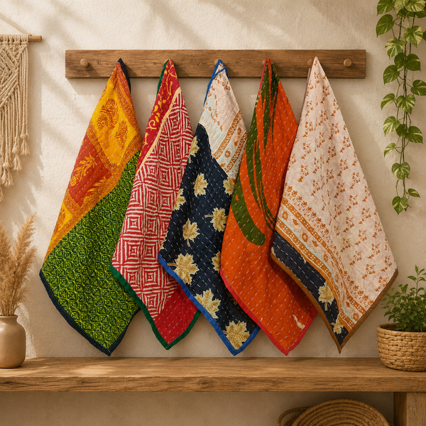 Mix Assorted Handmade Cotton Towels, Tea Towels, Set Of 10