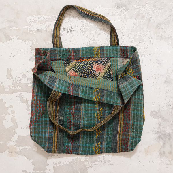Assorted Recycled Cotton Quilted Vegetables bag, Shopping Bag