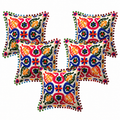 Suzani Embroidered Cushion Cover Handmade Traditional Set 5 Pcs