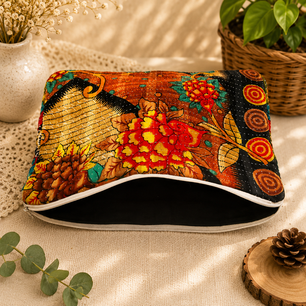 Vintage Kantha Assorted Handmade Laptop Cover Set Of 2 Pcs