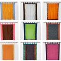 Vintage Handmade Recycled Silk Saree Curtain