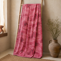 Indian Handmade Vintage Kantha Quilt Twin 55x85 Inches – Reversible Cotton Bedspread & Boho Throw Blanket | EBY-TW-153