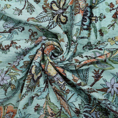 Vintage Floral Kantha 100% Cotton Handmade Quilt