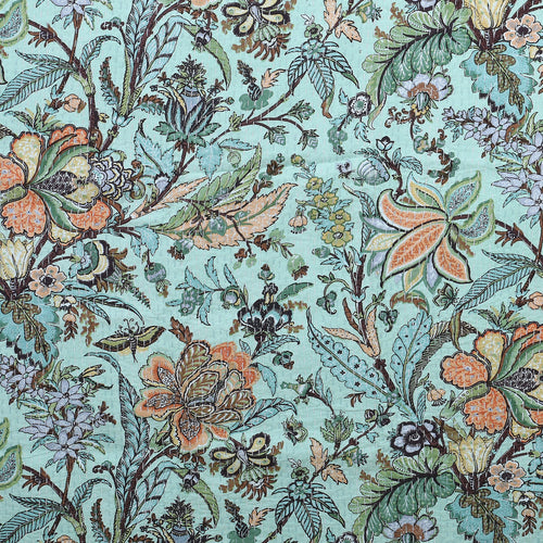 Vintage Floral Kantha 100% Cotton Handmade Quilt