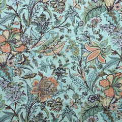 Vintage Floral Kantha 100% Cotton Handmade Quilt