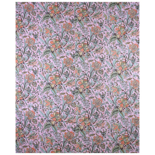 Handmade Kantha Floral Cotton Indian Quilt