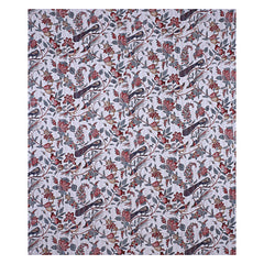 Bohemian Vintage White Bird Quilt Kantha Handmade Quilt