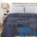 Indian Handmade Bohemian decor Blue Indigo Blanket