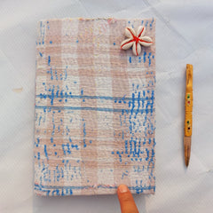 Vintage Kantha Fabric Journal, Handmade Recycled Cotton Notebook 5 Pcs, Patchwork Diary, Boho Writing Journal, Unique Indian Textile Gift