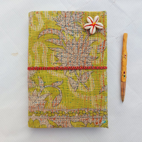 Vintage Kantha Journal Handmade Fabric Diary, Recycled Sari Notebook 5 Pcs, Boho Travel Journal, Indian Textile Diary, Unique Handmade Gift