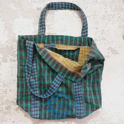 Assorted Recycled Cotton Quilted Vegetables bag, Shopping Bag